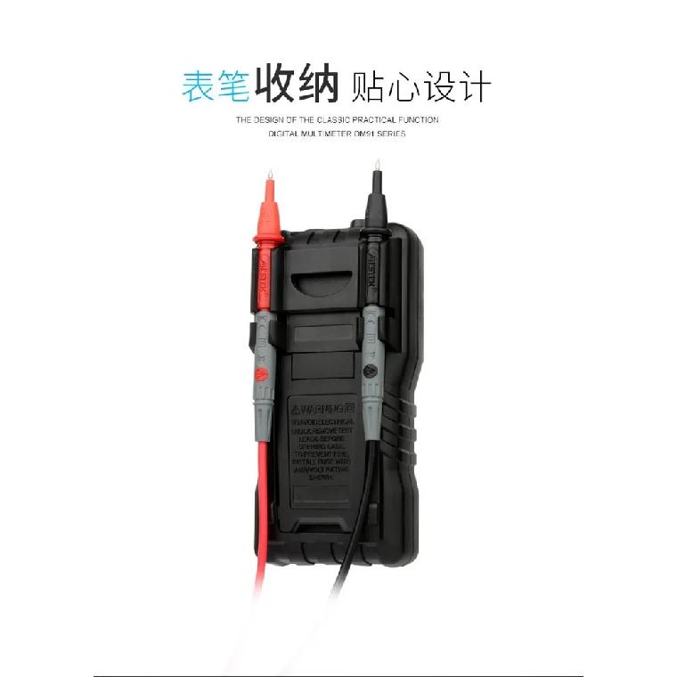 Mini Digital Multimeter9999 Counts True RMS Auto Range AC/DC Volt Amp Ohm Diode Continuity Capacitance Tester DM91A