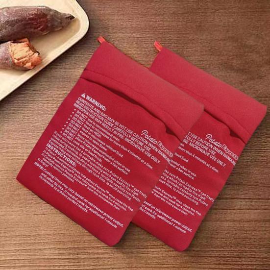 1/2/3/4/5Pcs Microwave Roasted Potato Bag Sustainable Reusable Fluffy Potato Maker Corn Cooking Pouch