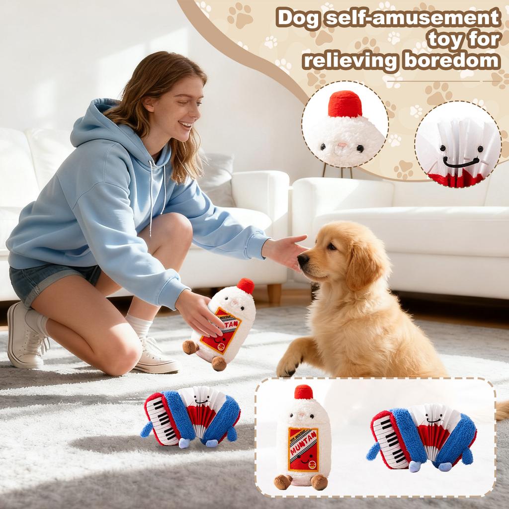 Игрушка для собаки, которая издает звуки, прячет еду, является развивающей, саморазвлекательной и снимающей скуку для щенков, устойчивой к жеванию и помогает расходовать энергию