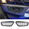 Car Front Bumper Decoration Cover Trim Fog Light Frame for Ford F150 Raptor  2022 2023 Exterior Accessories ABS Black