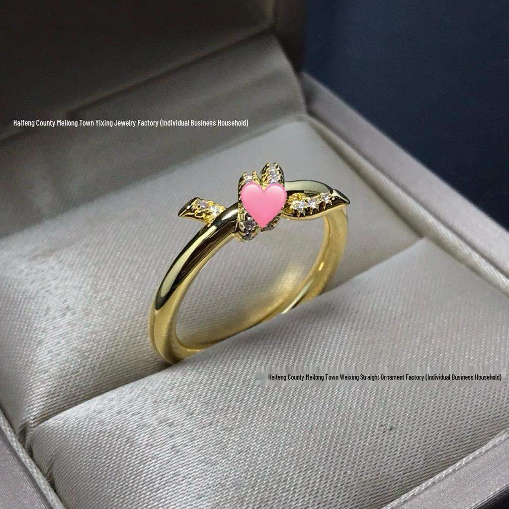 Кольцо Tiffany Knot для женщин, с покрытием из розового золота 18 карат, полированная прецизионная работа с бриллиантами, модный дизайн витого каната.