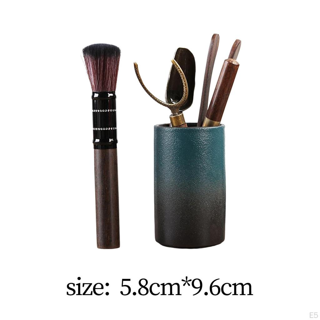 Шесть джентльменов установили чайную посуду кунг-фу, инструменты для чайного домика