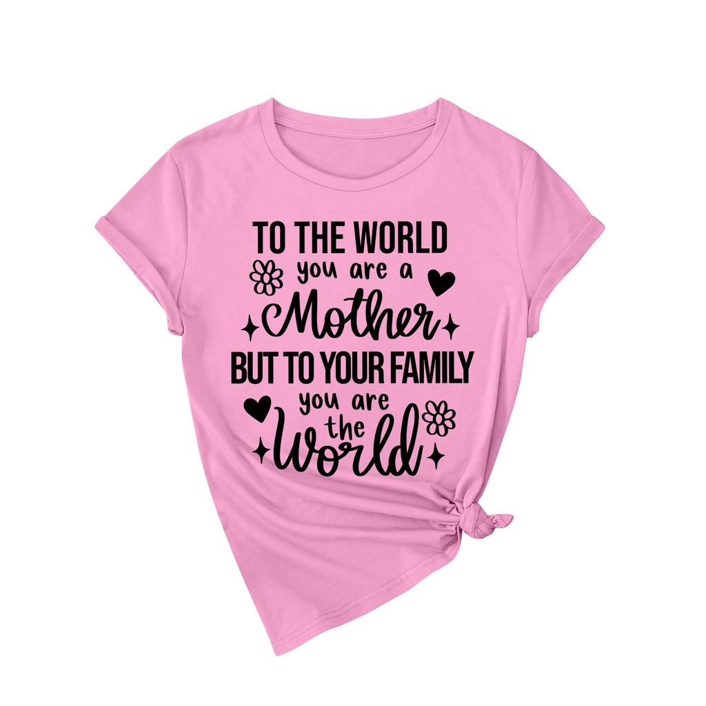 Футболка свободного покроя унисекс с круглым вырезом и принтом