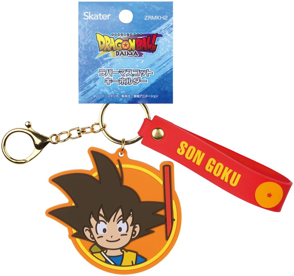 Брелок-маскот на скейтборде Резиновый Dragon Ball DAIMA Goku (Мини) мальчик