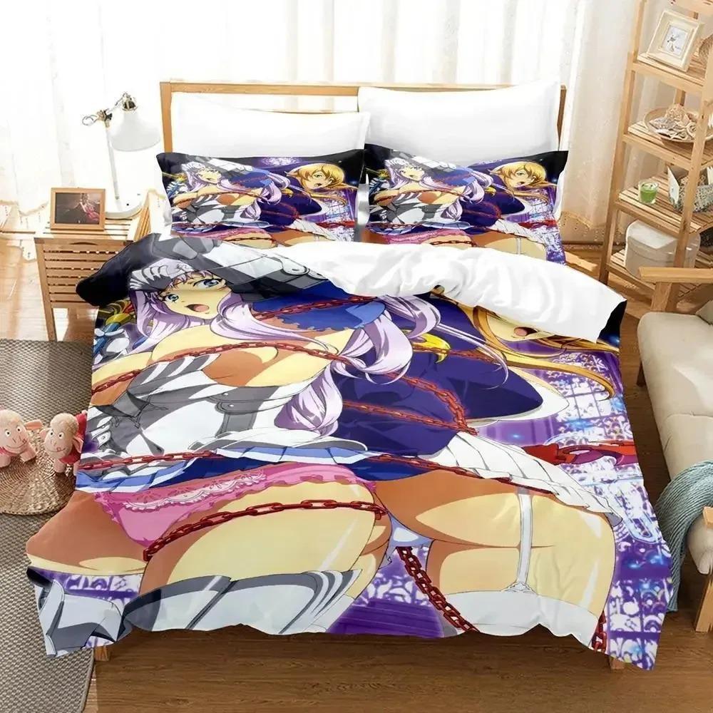 Queen Blade Bedding Set Single Twin Full Queen King Size Bed Set Adult Kid Bedroom Duvet Cover Sets 3D Print Anime Bed Sheet Set