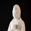 Bodhisattva Guanyin Buddha Statue Ornament Pottery Porcelain Backflow Incense Burner Buddha HOME Shrine Altar FENG SHUI Statue