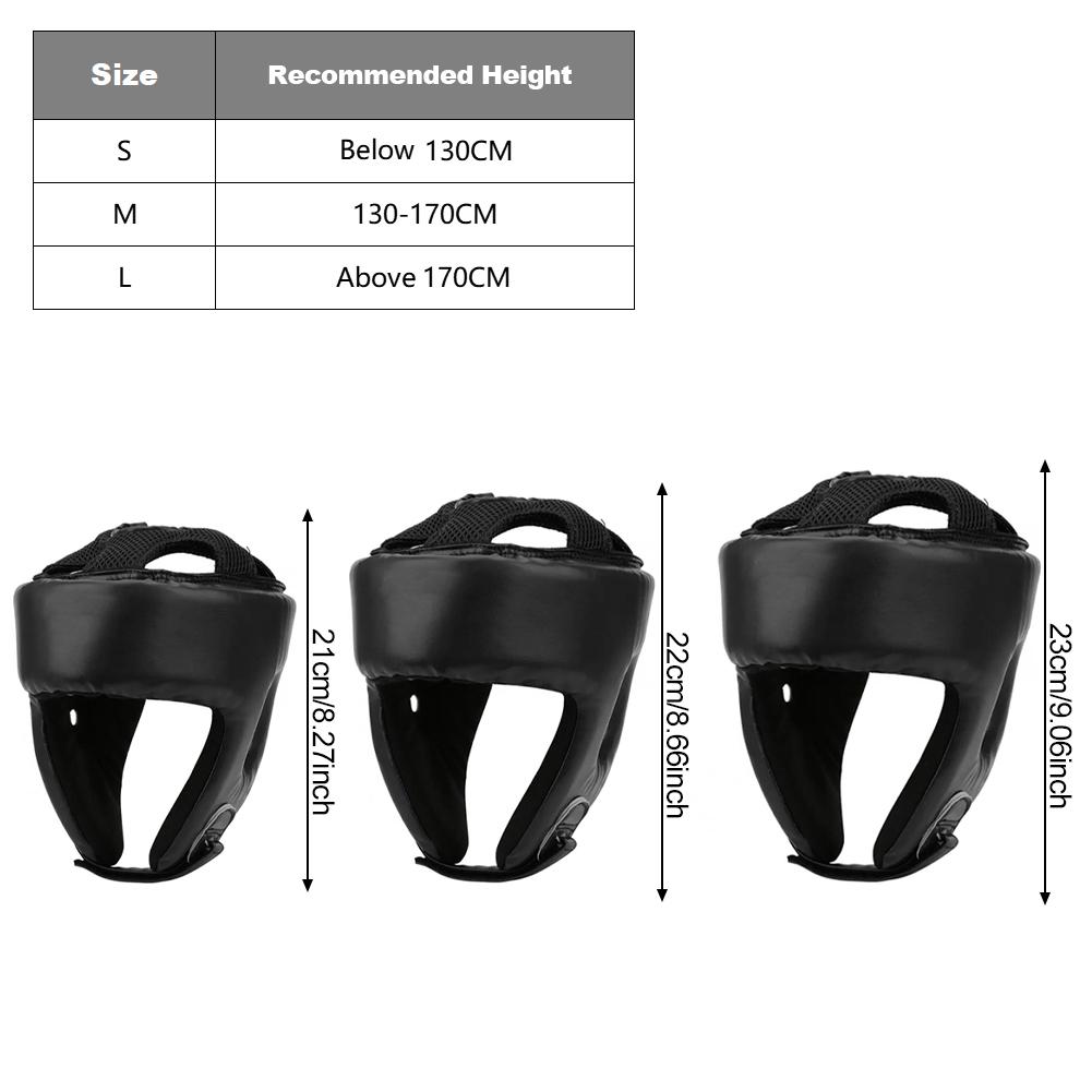 Шлем для кикбоксинга из искусственной кожи для взрослых, для мужчин и женщин, для каратэ, для кикбоксинга, для тренировок по бою, для защиты головы, для полного лица