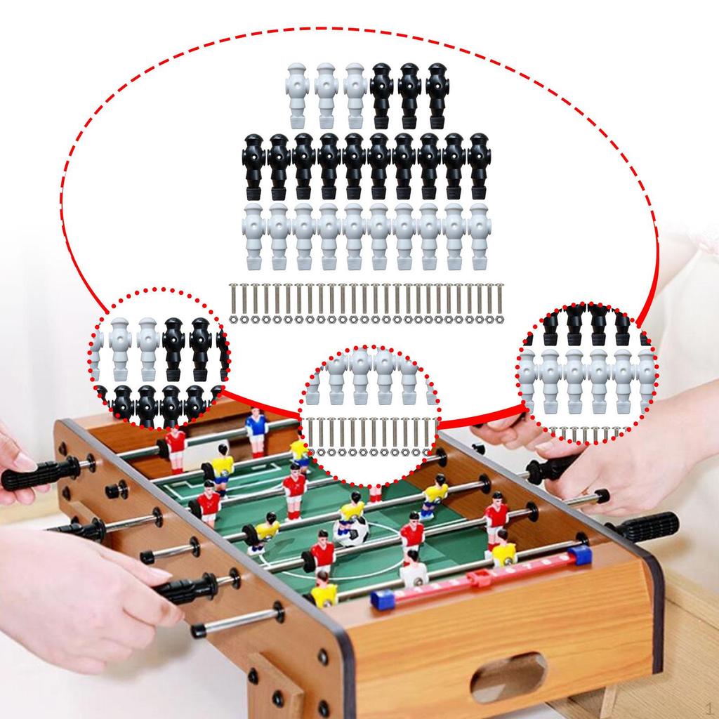 26 Count Table Soccer Player Figures for Foosball Game Parts