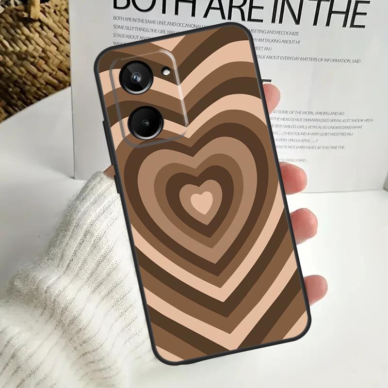 Colorful Heart Circle Love For Realme 15 10 11 12 13 14 Pro Plus C65 C67 C63 C61 C55 C51 C53 C35 C75 GT6 GT7 Pro Case