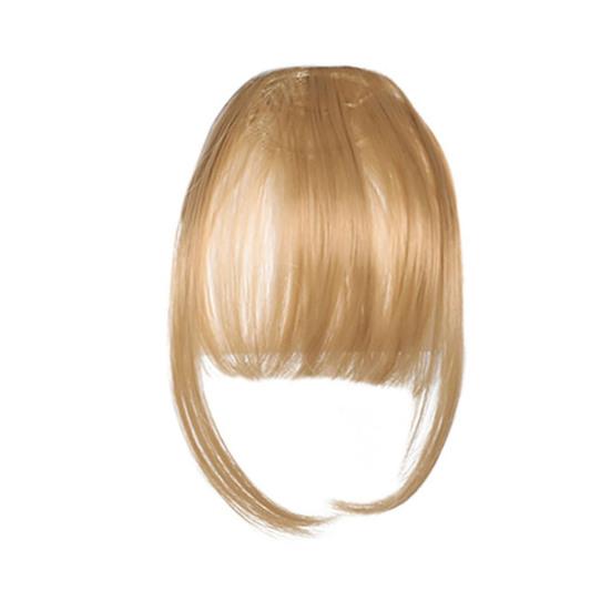 Women Clip-in Bangs Natural Wispy Forehead Hair Extensions Faux French Bangs Girls