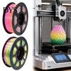 Катушка филамента PETG Радужный Градиент для 3D-принтера, 1,75 мм 1 кг Катушка Высокоскоростные Расходные Материалы для Печати Конфетный Цвет Филамента, Многоцветный Большинство Принтеров
