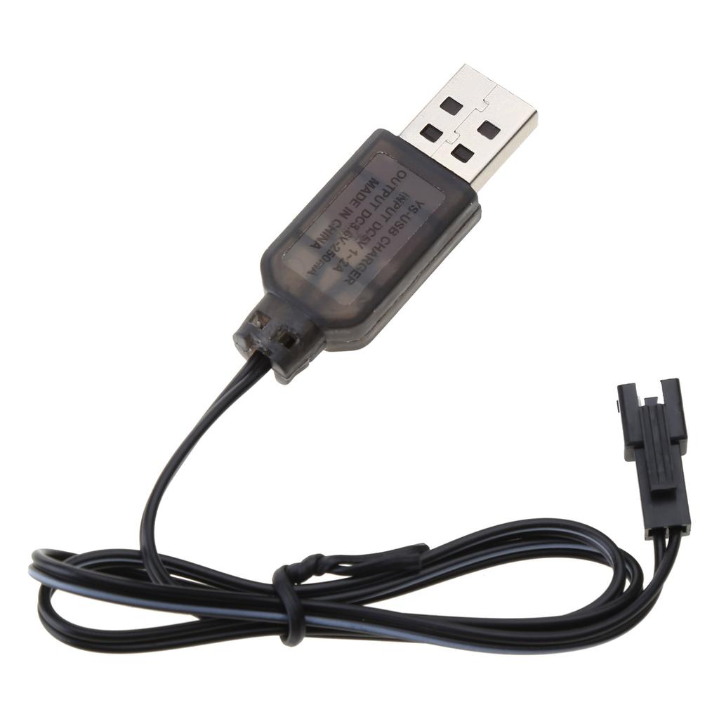 Зарядное устройство USB 3,6 В/4,8 В/6 В/7,2 В 250 мА со штекером SM и светодиодным индикатором заряда Для NiMH NiCD Аккумуляторного блока RC Машинки Робота Игрушки