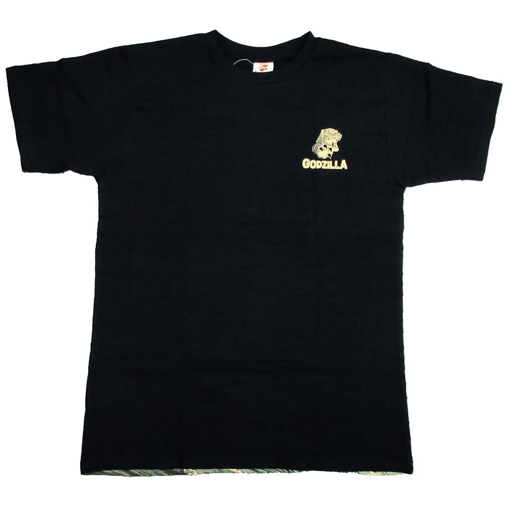 Godzilla Ukiyo-e Series T-Shirt (Giant Monster Appearing In the Ocean) (XL)