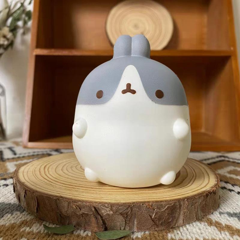 НОВЫЙ для взрослых и детей, милый цыпленок, кролик, клубника, Jumbo, мягкий, Kawaii, животное, медленно растущий мяч для снятия стресса, игрушки-непоседа, сжимаемые игрушки для еды