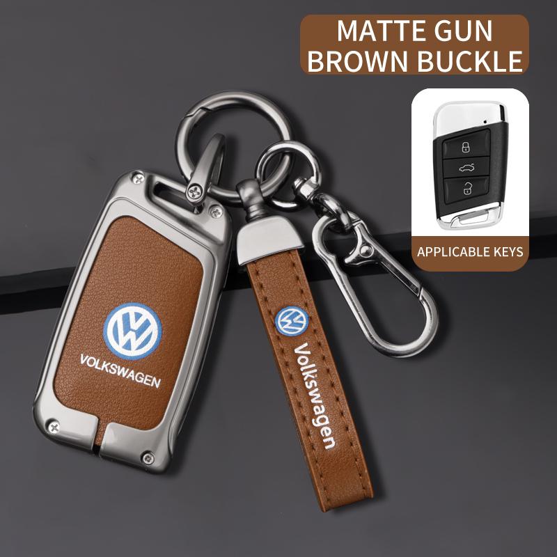 For VOLKSWAGEN VW Zinc Alloy Car Key Case Cover Key Protection Shell For VW Volkswagen Magotan Magotan GTE Passat B6 B7 B8 CC Ar