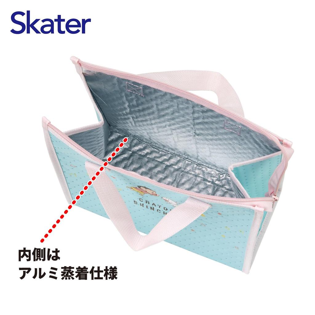 Skater Lunch Nonwoven x Crayon Pastel Star Bag, Fabric, Insulated, 26.5 27cm, Shin-chan Design, FBC1-A