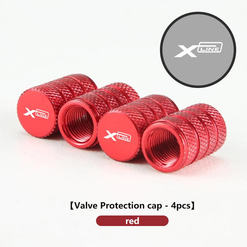 4pcs Car Wheel Tire Air Valve Cap Stem Dustproof Cap Cover For KIA Sportage Ceed Sorento Cerato Optima Picanto Rio Soul NI5