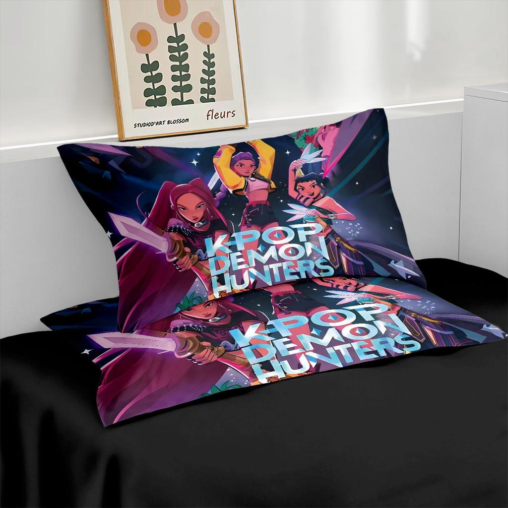 3pcs Kpop Girl Group Printed Coreless Duvet Set Multi Size Bedroom Dormitory Holiday Bedding Decoration Machine Washable