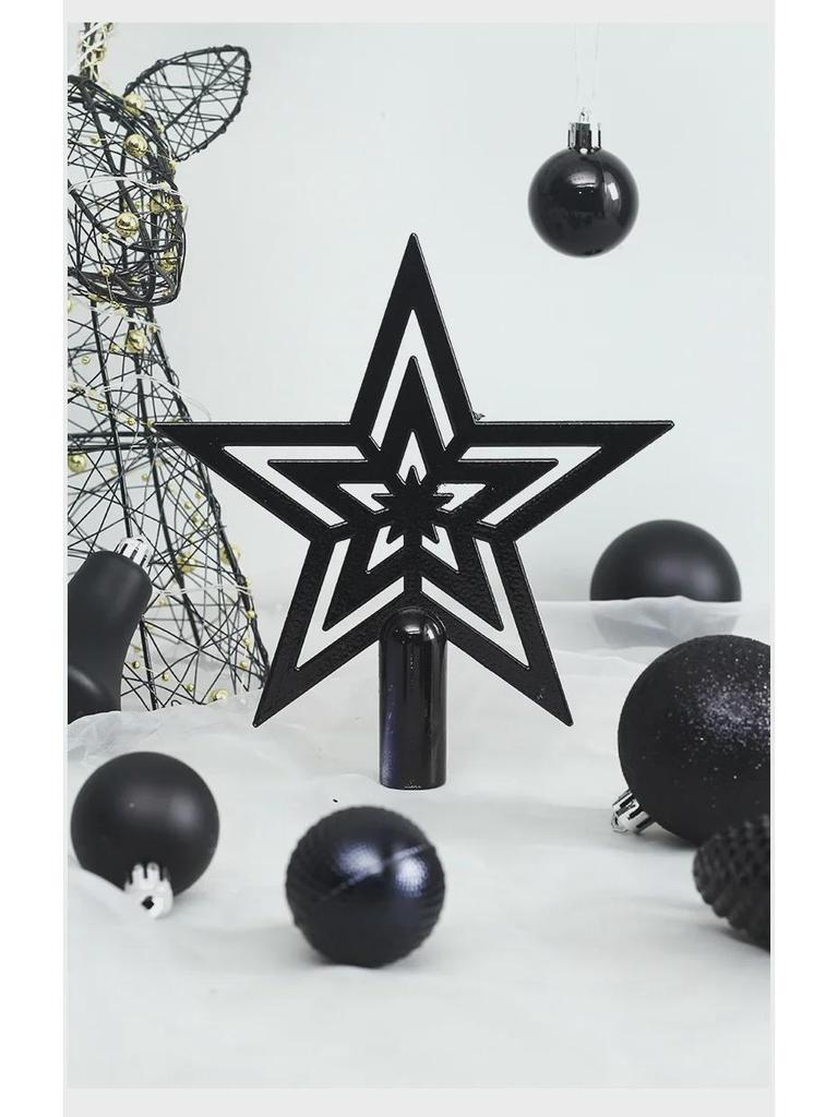 Набор елочных украшений из 45 предметов: Звездные украшения, безделушки и подвески