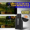 HDMI-адаптер для N64 - Поддерживает 16:9/4:3-позиционный мини-конвертер HD 720P/1080P с авто-S-Video и композитным входом