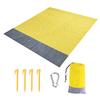 200x210cm Waterproof Pocket Beach Mat Folding Camping Sand Free Blanket Mattress Portable Lightweight Mat Outdoor Picnic Mat
