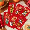 6Pcs/Set Paper Craft Spring Festival Red Envelope 2026 Horse Year Red Pocket Lunar New Year