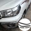 4 шт. Накладки-брови на передние фары из настоящего карбона для Toyota Hilux 15-23