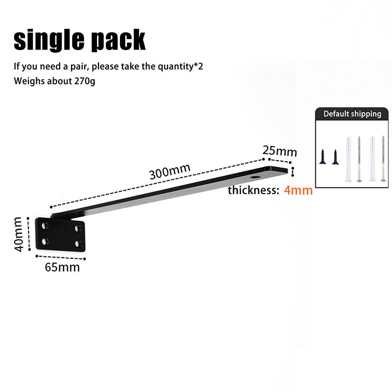 1 Комплект Сверхпрочные Чугунные Кронштейны для Полок Кронштейны для Подвесных Полок Толщиной 4 мм Невидимые L-образные Кронштейны для Поддержки Полок