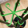 4pcs Plant Stem Support Clips, Flower Stem Gathering Frame For Climbing Plant Stems Support And Vines Grow Upright Fixed Clip