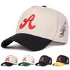 Unisex Personality Letter A Embroidery Baseball Caps Outdoor Adjustable Spring and Autumn Casual Sunscreen Hat