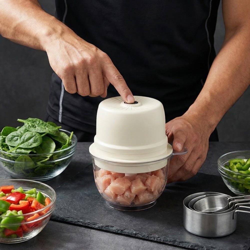 Беспроводной мини-измельчитель продуктов Портативная мясорубка Электрическая мельница Измельчитель чеснока Кухня