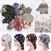 New Fashion Muslim Beanie Head Wrap Cap Turban Hat Printed Headwear Cancer Chemo Hat
