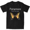 Men Women's Paramore Butterfly Logo Shirt Outfits Vintage Cotton T Shirts Tee Clothing Printed