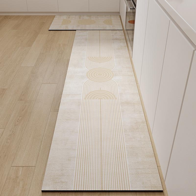 Коврики для кухни Wabi-Sabi Square: Впитывающие, нескользящие, мягкие, износостойкие, простые в уходе коврики из диатомовой грязи