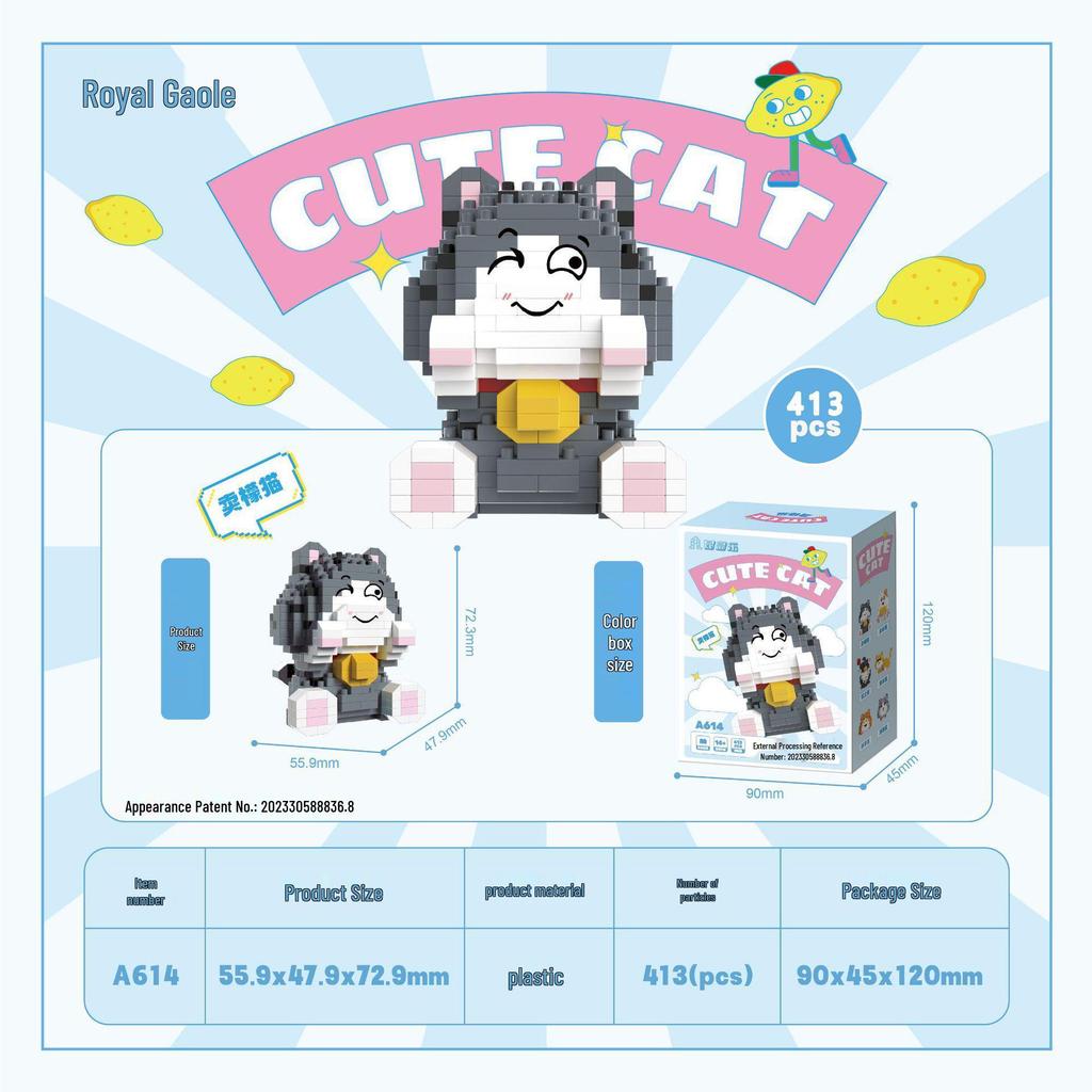 LEGO-Compatible Mini Building Blocks: Cartoon Figurines & Educational Toys