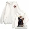 Ограниченная серия худи на молнии с Леоном Кеннеди Resident Evil Requiemm Аниме куртка Свитшоты Мужская Женская Худи