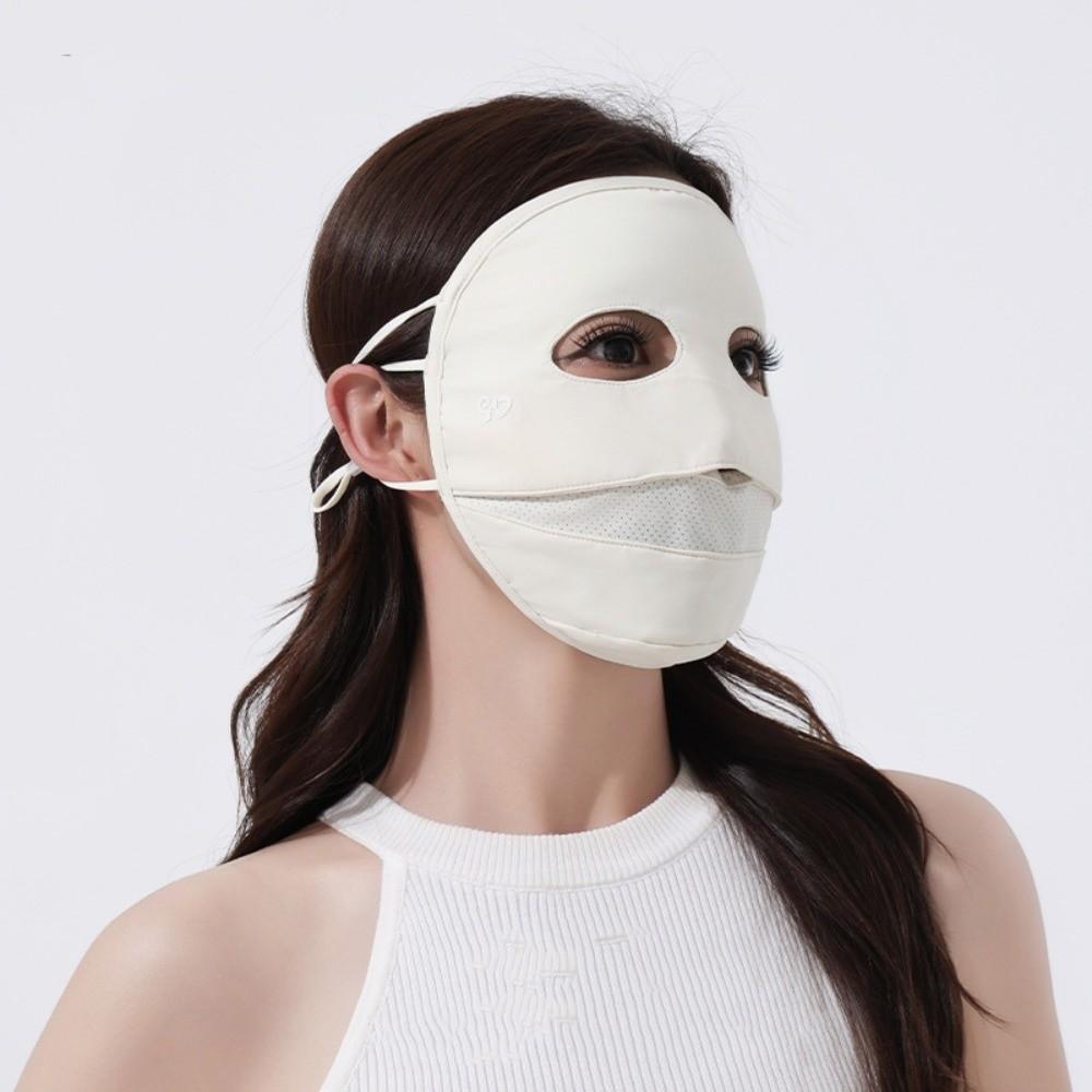 Elastic Ice Silk Mask Breathable Sunscreen Mask Fashion Full Face Mask Women