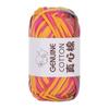 Cotton-Nylon Blend Rainbow Crochet Yarn Thick 80M Colorful Cotton Knitting Yarn Hand Woven Easy-to-See Stitches Beginner
