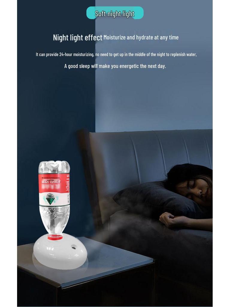 USB Тихий увлажнитель с распылителем для дома, автомобиля и спальни