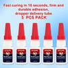 Super Glue Quick 10 Second Cure, Strong Bond for Plastic, Metal, Wood, Stone, Ceramic, Glass Multi-Purpose Epoxy Resin Adhesive