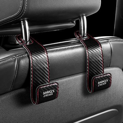 Крючки на подголовник Yaris Cross с YARiS CROSS PU Автомобильный багаж Совместимый с 10 15 и GR Автокресло Скрытое сиденье Аксессуары для интерьера для переднего и