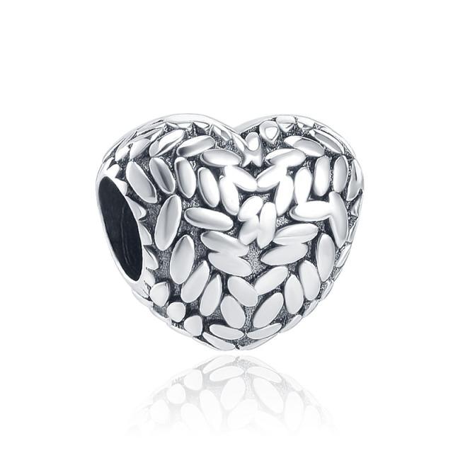 925 Sterling Silver Metal Beads Sister Pendant Family Flower Charm Fit Original Charms Silver 925 Bracelet Genuine Gifts