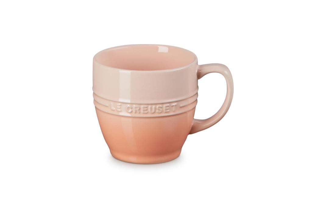 LE CREUSET Legend Mug, 350ml, Peche, Heat and Cold Resistant, Microwave and Oven Safe [Official Japanese Product]
