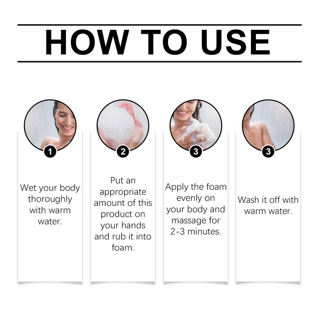 Нежный отшелушивающий гель для душа, очищающий гель для душа для тела, освежающий и увлажняющий, глубоко очищающий, дезодорирующий гель для душа 100 мл