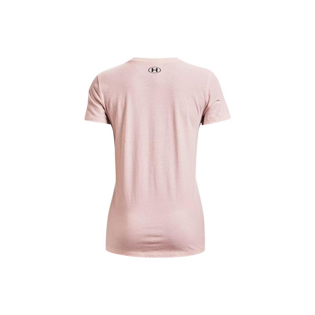 Under Armour Повседневная футболка с круглым вырезом и буквенным принтом, женская, розовая 1372616-673