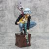 17cm One Piece Trafalgar Law PVC Figure Anime Collectible Statue Toy with Crate Base Decoration Model for One Piece Fans Gift