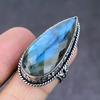 Labradorite Gemstone 925 Sterling Silver Gift Jewelry Ring Size 8