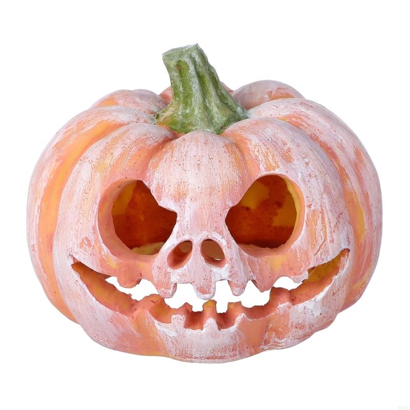 Horror Pumpkins Fishes Tanks Accessory Playfulness Underwater Shelter For Small Fishes Halloweens Themed