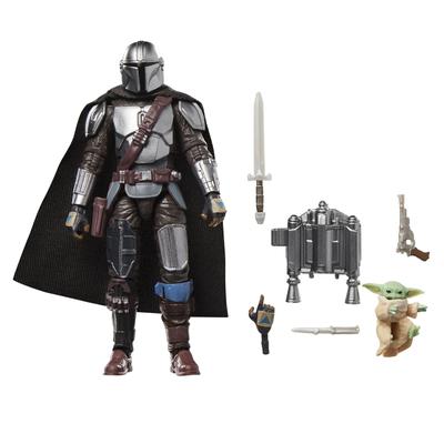 Hasbro STAR WARS Коллекция Винтаж Звездный Мандалорец и Глогу Премиум см Коллекционная Фигурка G2532 Войны/9.5 (аутентичный)