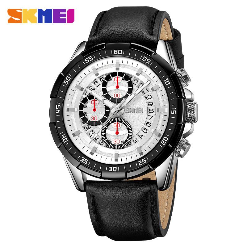 Moment Beauty Мужские кварцевые часы с круглым большим циферблатом Водонепроницаемые деловые мужские часы